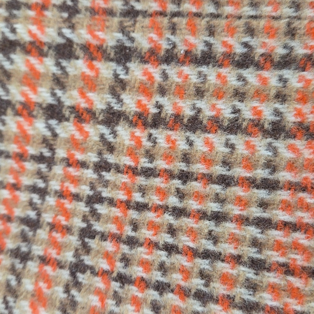 Talbots Campfire Plaid Wool Blend Trench Coat Size 12 NWOT - Picture 15 of 15
